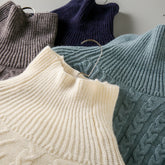 Men's Knitwear Trendy Solid Color Turtleneck Sweater